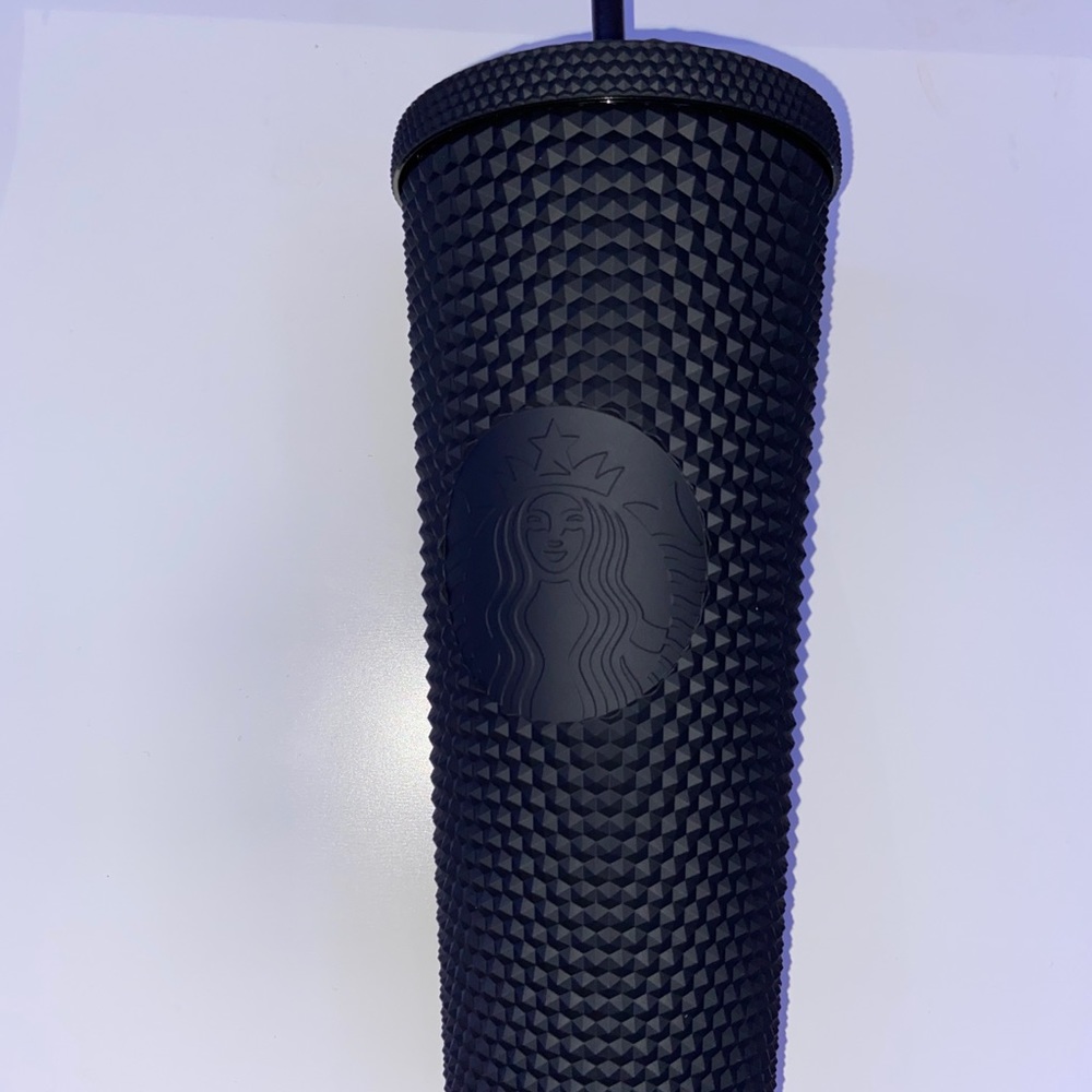 Starbucks matte black studded tumbler